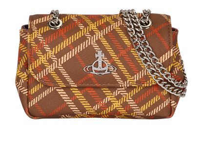 Vivienne Westwood Derby Chain Tartan Bag, front view